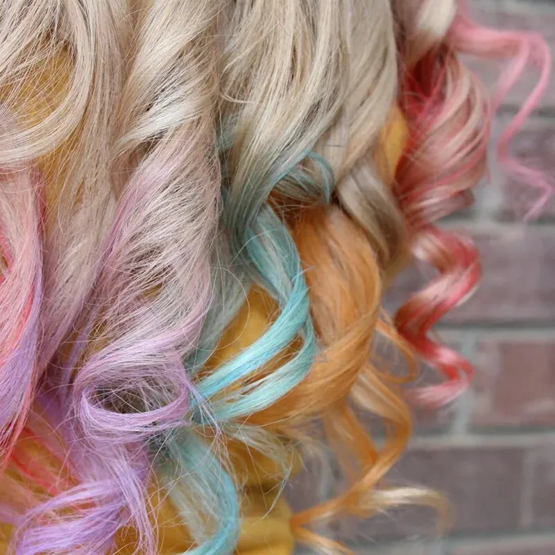 Kids Multicolor Hair Dye Comb Set - Image 4