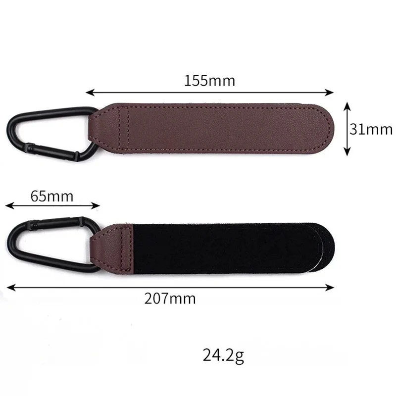 Leather Stroller Hook Set - Image 6