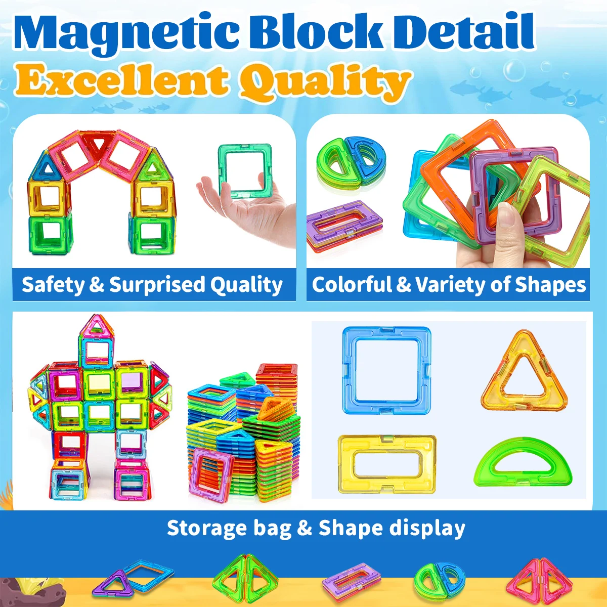 Magnetic Building Blocks Set - Image 3