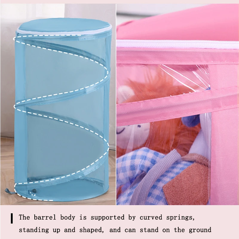 Plush Doll Storage Bucket - Image 3