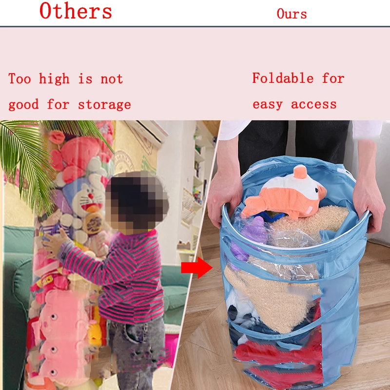 Plush Doll Storage Bucket - Image 5